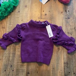 Purple Janie and Jack sweater